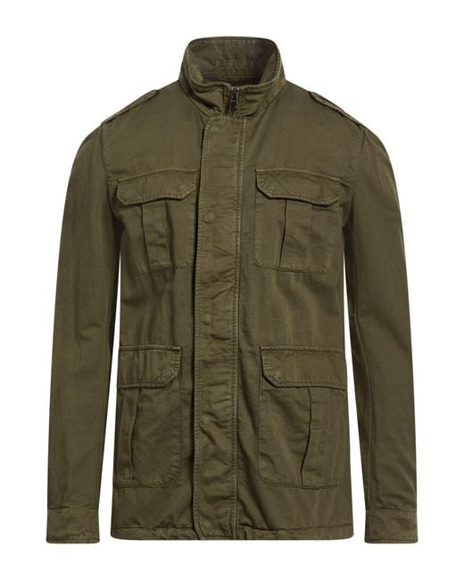 Herno Green Jackets for men