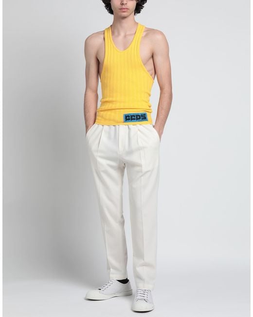 Gcds Yellow Tank Top for men