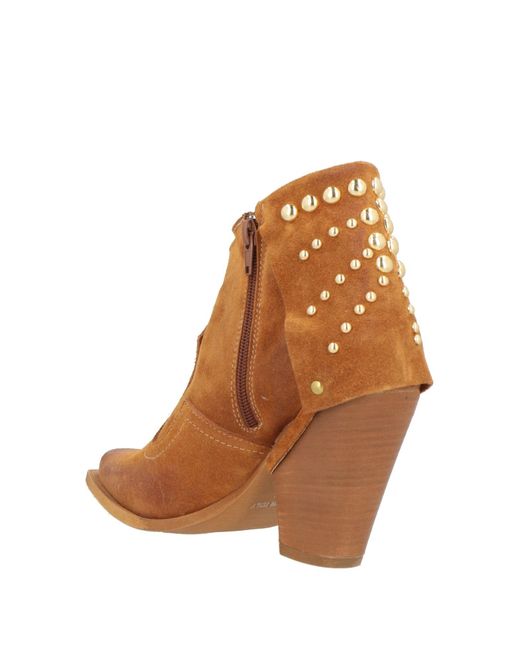 Botines de caña alta Divine Follie de color Brown
