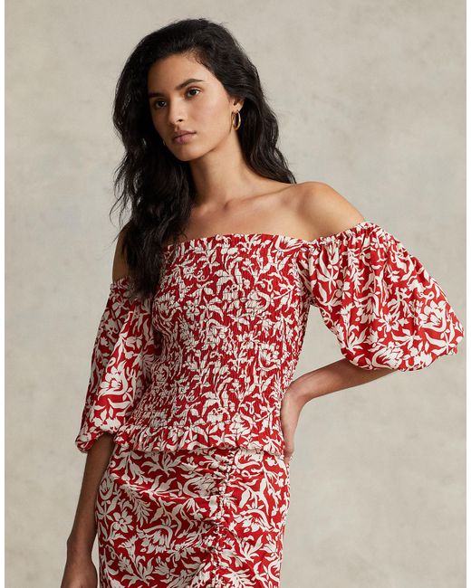 Polo Ralph Lauren Red Blouse