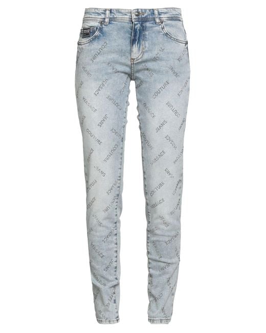 Versace Jeans Couture Blue Jeans Cotton, Elastane
