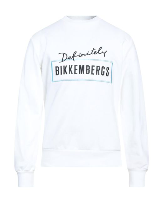 Bikkembergs White Sweatshirt for men