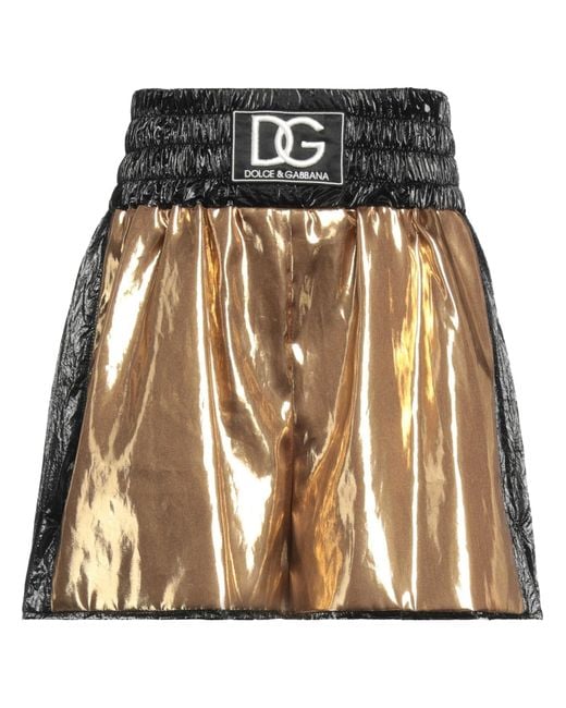 Dolce & Gabbana Metallic Shorts & Bermuda Shorts