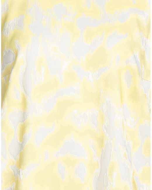 Paule Ka Yellow Mini Dress Polyester, Polyamide, Elastane