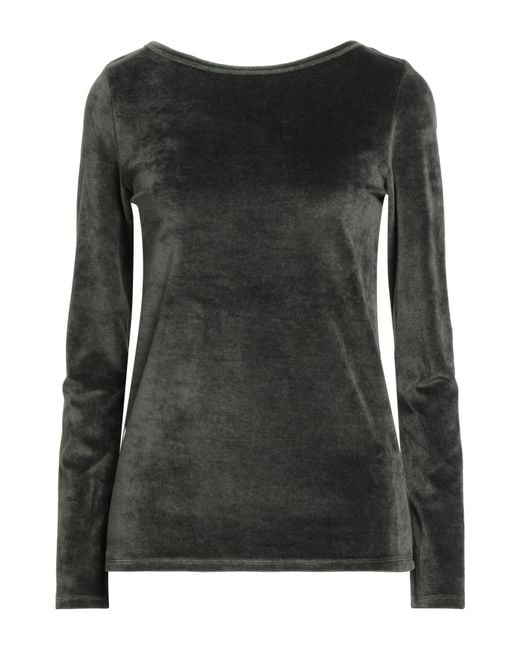 Majestic Filatures Black Military T-Shirt Organic Cotton, Modal, Elastane