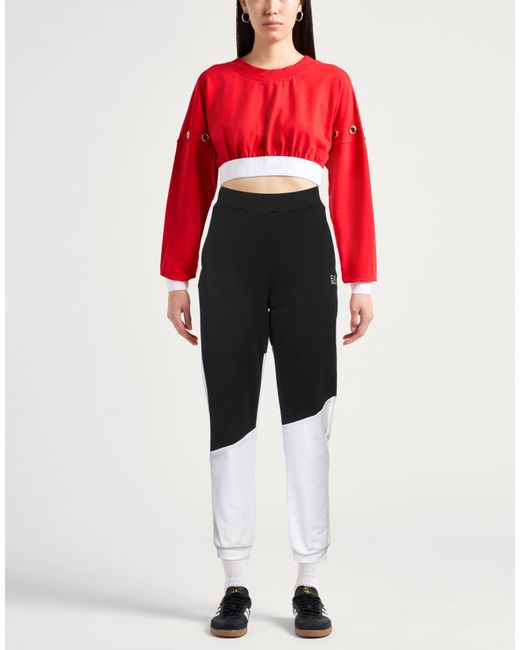 EA7 Black Pants Cotton