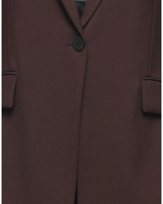 Theory Brown Blazer Wool, Elastane