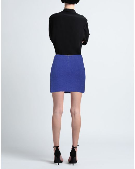 Tagliatore 0205 Blue Mini Skirt
