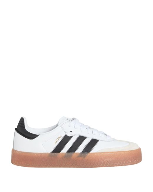Adidas Originals White Sambae /Gum" Sneakers