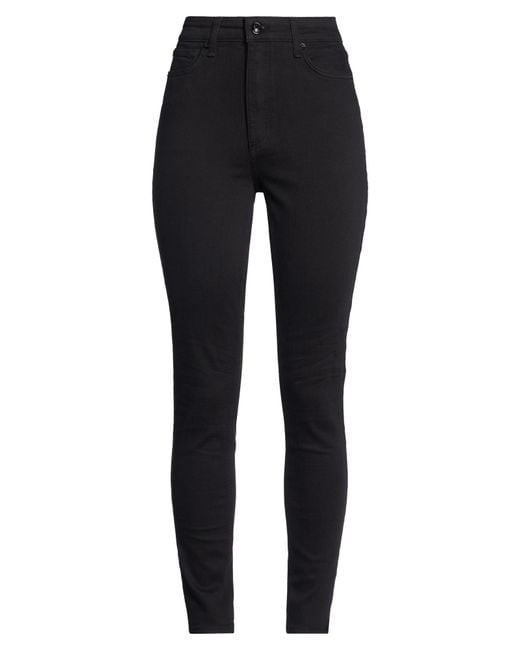 Rag & Bone Black Jeans Cotton, Polyester, Viscose, Elastane