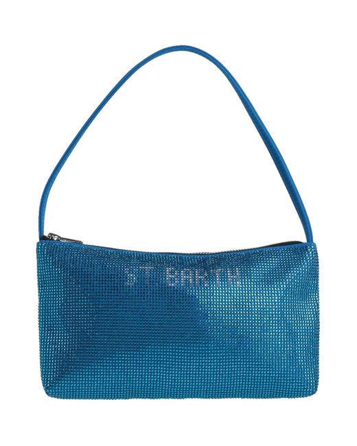 Mc2 Saint Barth Blue Handbag Polyester