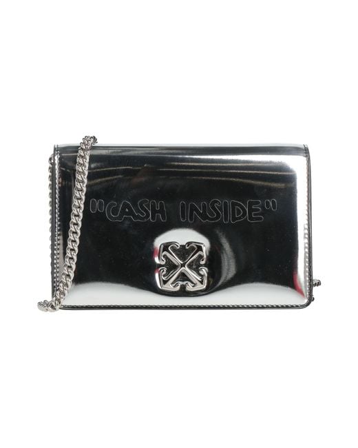 Off-White c/o Virgil Abloh Black Cross-Body Bag Textile Fibers
