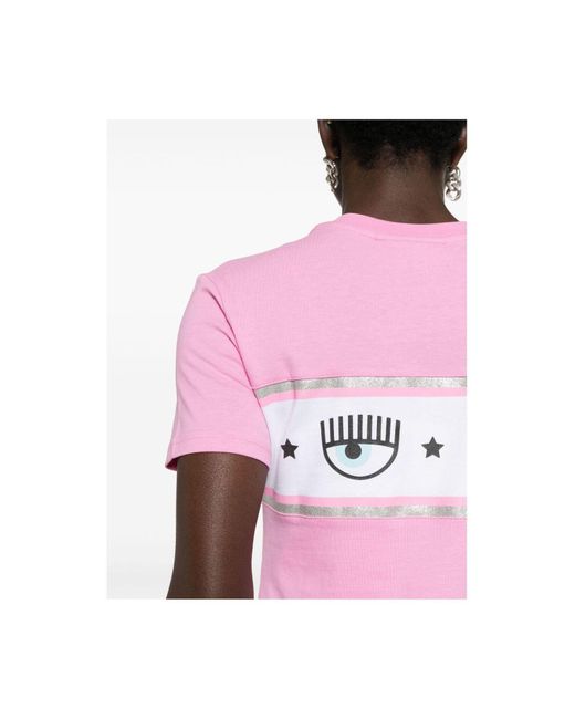Chiara Ferragni Pink T-shirts