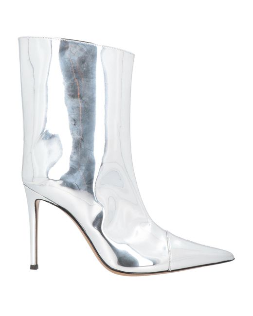 Alexandre Vauthier White Ankle Boots