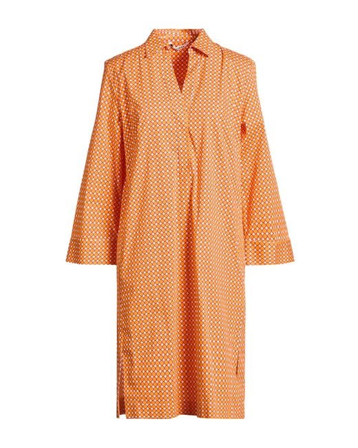 Caliban Orange Midi Dresses