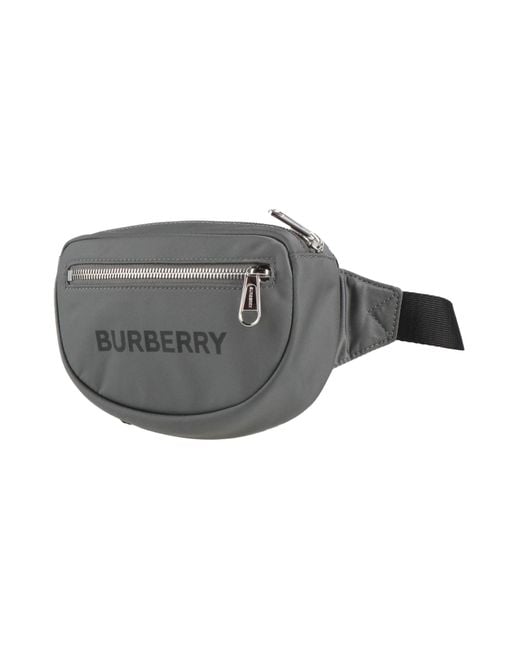 Burberry Gray Belt Bag for men