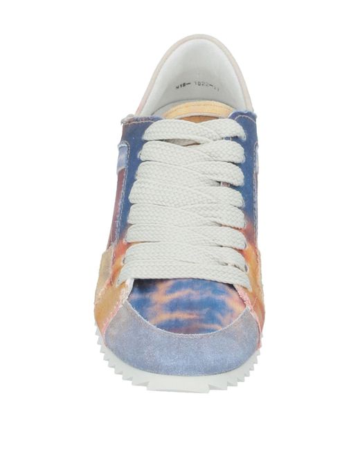 Pedro Garcia Satin Low-tops & Sneakers in Pastel Blue (Blue) - Lyst