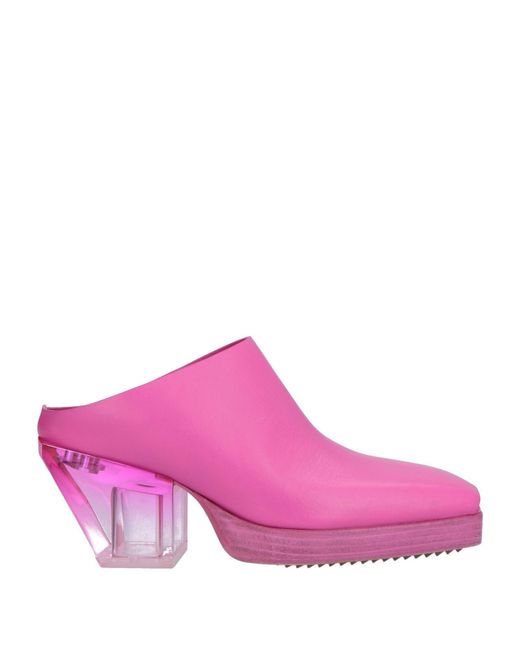 Rick Owens Pink Sandals