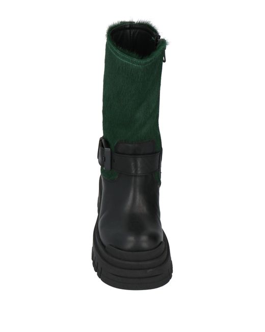 MICH SIMON Green Ankle Boots