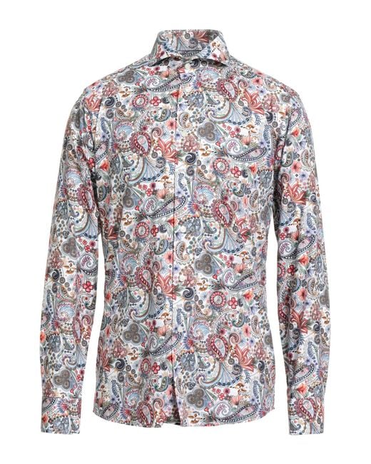 Camicia di Eton of Sweden in White da Uomo