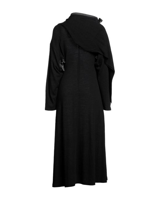 Yohji Yamamoto Black Midi Dress