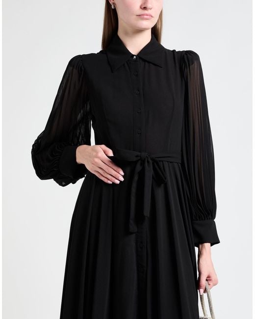 Pinko Black Maxi Dresses