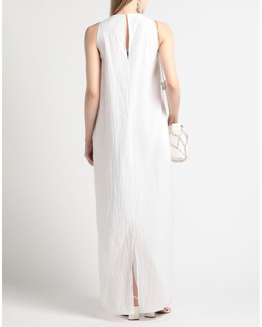 Fabiana Filippi White Maxi Dress