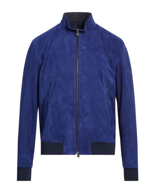 Isaia Blue Jackets for men