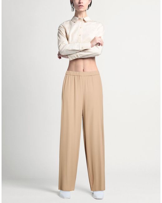 Camilla Natural Pants Polyester, Elastane