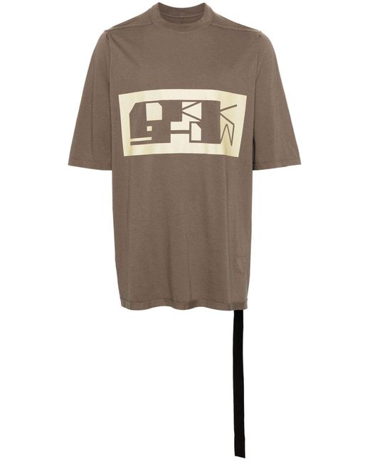 T-shirt di Rick Owens in Natural da Uomo