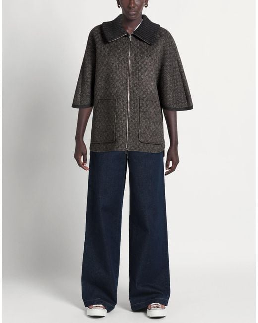 Purotatto Black Jacket Wool, Alpaca Wool, Polyester