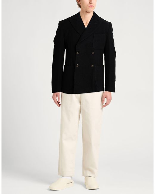 Jacob Cohen Black Coat for men