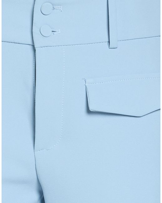 Dondup Blue Pants Polyester, Elastane