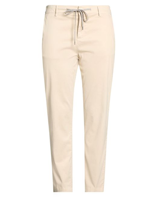 Eleventy Natural Pants Cotton, Elastane