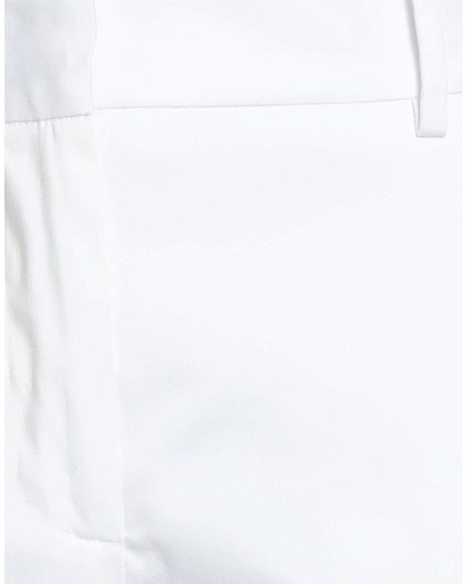 Eleventy White Trouser