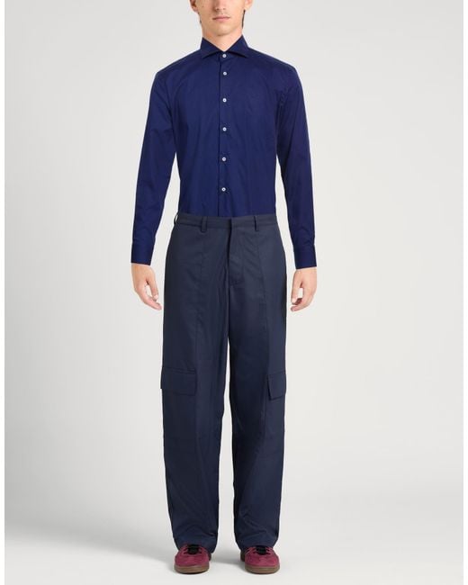 Roberto Cavalli Blue Shirt for men