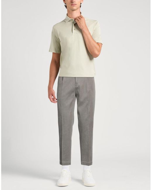Pantalone di Paolo Pecora in Gray da Uomo