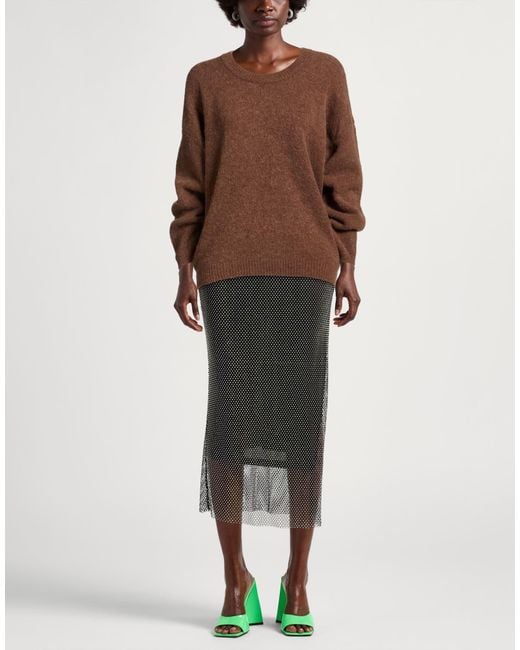 ViCOLO Brown Sweater Polyamide, Wool, Alpaca Wool, Elastane