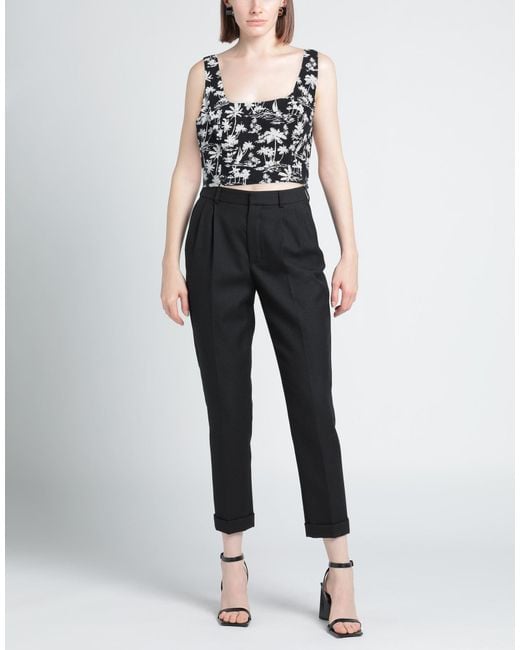 Top Maje de color Black