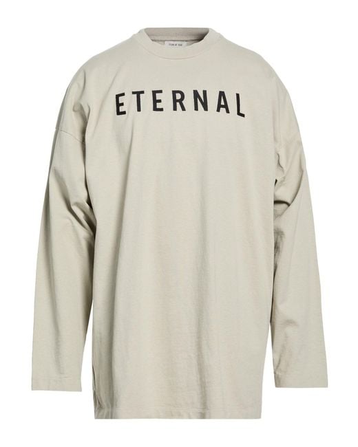Fear Of God White T-Shirt Cotton, Elastane for men