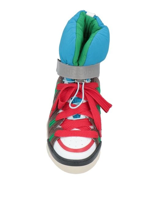 Khrisjoy Blue Ankle Boots for men