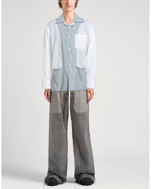Maison Margiela Blue Shirt Cotton for men