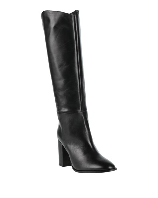 Napoleoni Black Boot Leather
