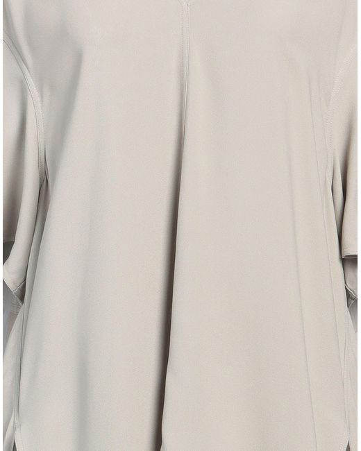 Rick Owens Gray Top Viscose, Acetate