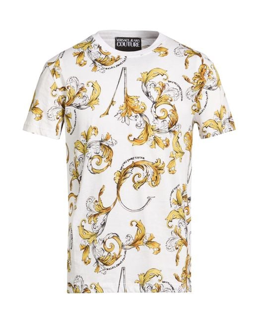 Versace Jeans Couture White T-Shirt Cotton for men