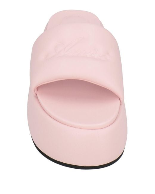 Amiri Pink Sandals Leather