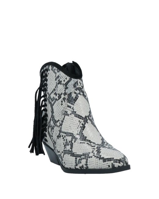 Guess Black Ankle Boots Soft Leather, Textile Fibers
