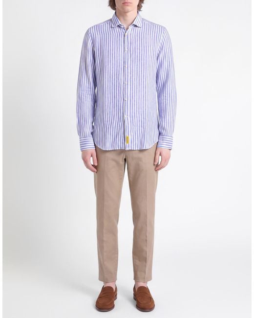 B.D. Baggies Blue Shirt Linen for men