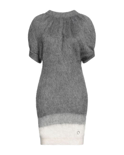 Rabanne Gray Mini-Kleid