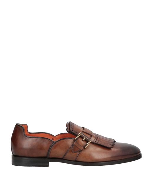 Santoni Loafer in Brown for Men Lyst